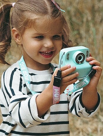 Appareil Photo Instantané Enfant PixiPrint - Impression Noir & Blanc Rapide - MOB