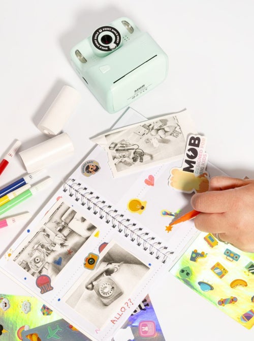 APPAREIL PHOTO AVEC IMPRESSION PIXIPRINT POUR ENFANT - MOB - Kiabi