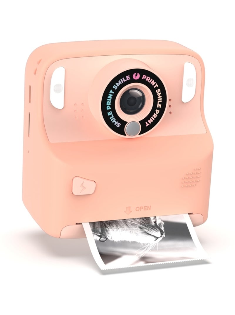 APPAREIL PHOTO AVEC IMPRESSION PIXIPRINT POUR ENFANT - MOB Rose - Kiabi