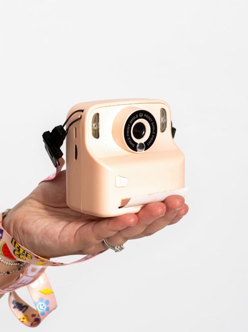 APPAREIL PHOTO AVEC IMPRESSION PIXIPRINT POUR ENFANT - MOB Rose - Kiabi