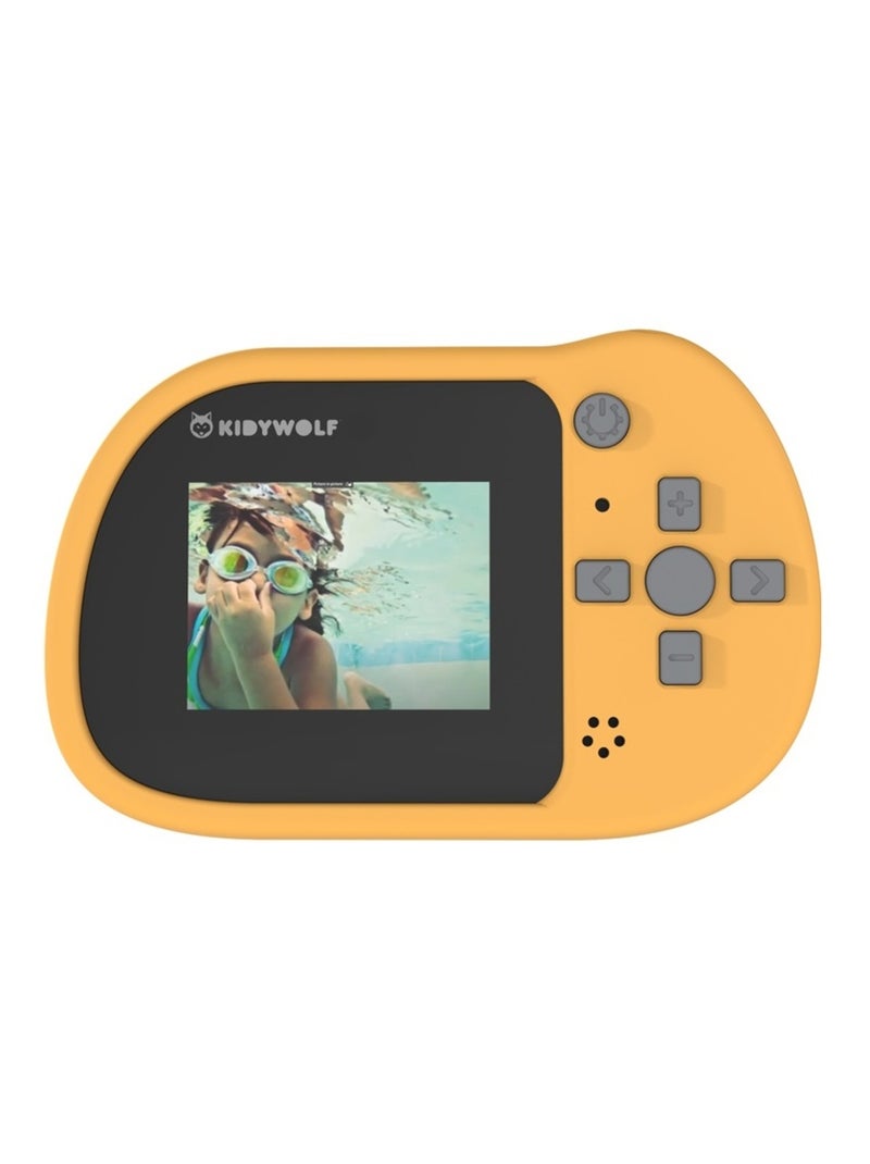 Appareil photo et vidéo étanche Jaune - Kiabi