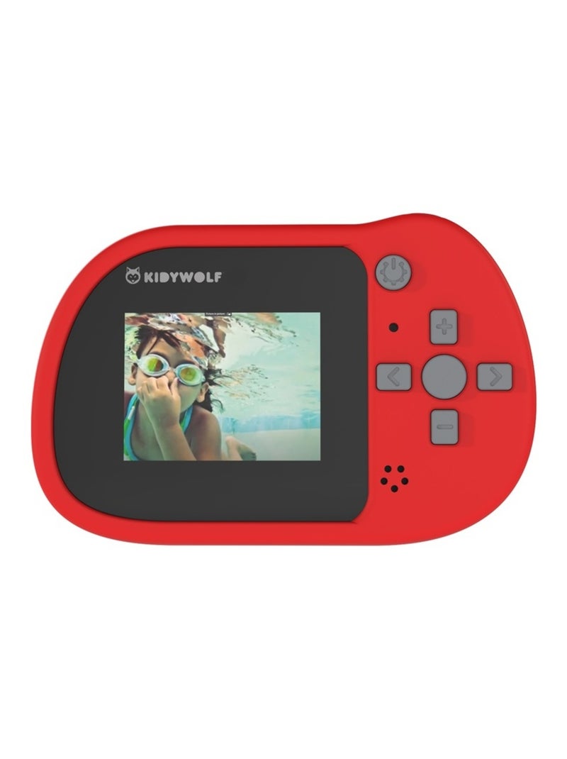 Appareil photo et vidéo étanche Rouge - Kiabi