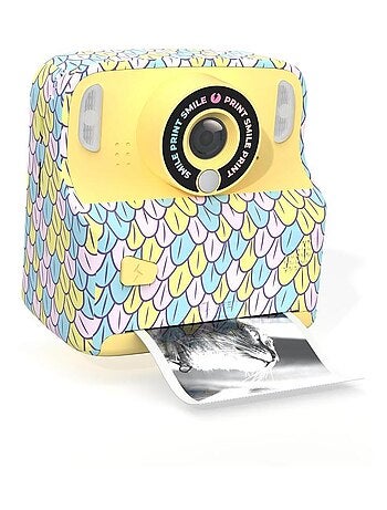 Appareil Photo Instantané Enfant PixiPrint - Impression Noir & Blanc Rapide - MOB
