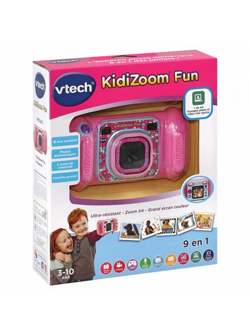Appareil photo numérique VTECH Kidizoom Fun Rose - Mixte - Enfant - Intérieur - Piles fournies - Kiabi Appareil photo numérique VTECH Kidizoom Fun Rose - Mixte - Enfant - Intérieur - Piles fournies - Kiabi