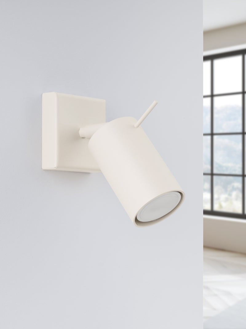 Applique Acier Beige GU10 1 Lagos Beige - Kiabi