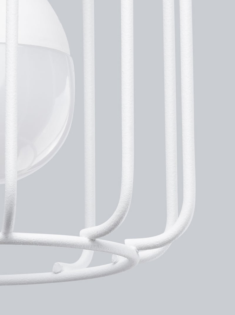 Applique Acier Blanc E14 1 Beluci Blanc - Kiabi