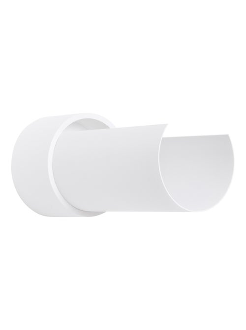 Applique Acier Blanc E27 1 Flash - Kiabi