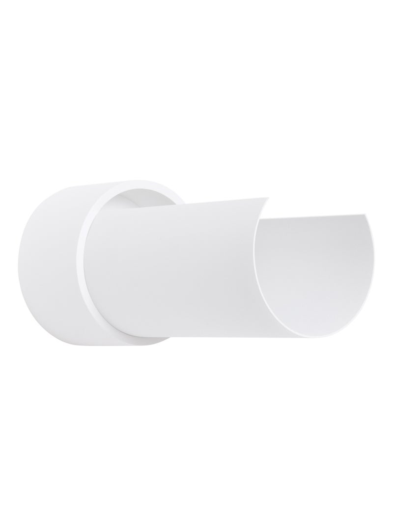 Applique Acier Blanc E27 1 Flash Blanc - Kiabi