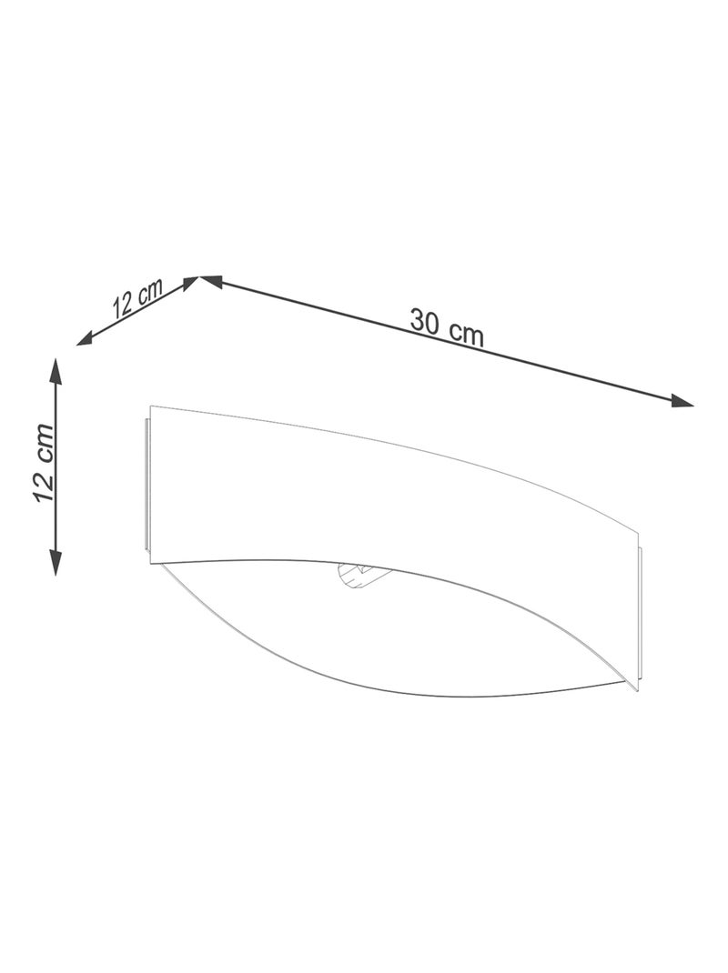 Applique Acier Blanc G9 1 Toni Blanc - Kiabi