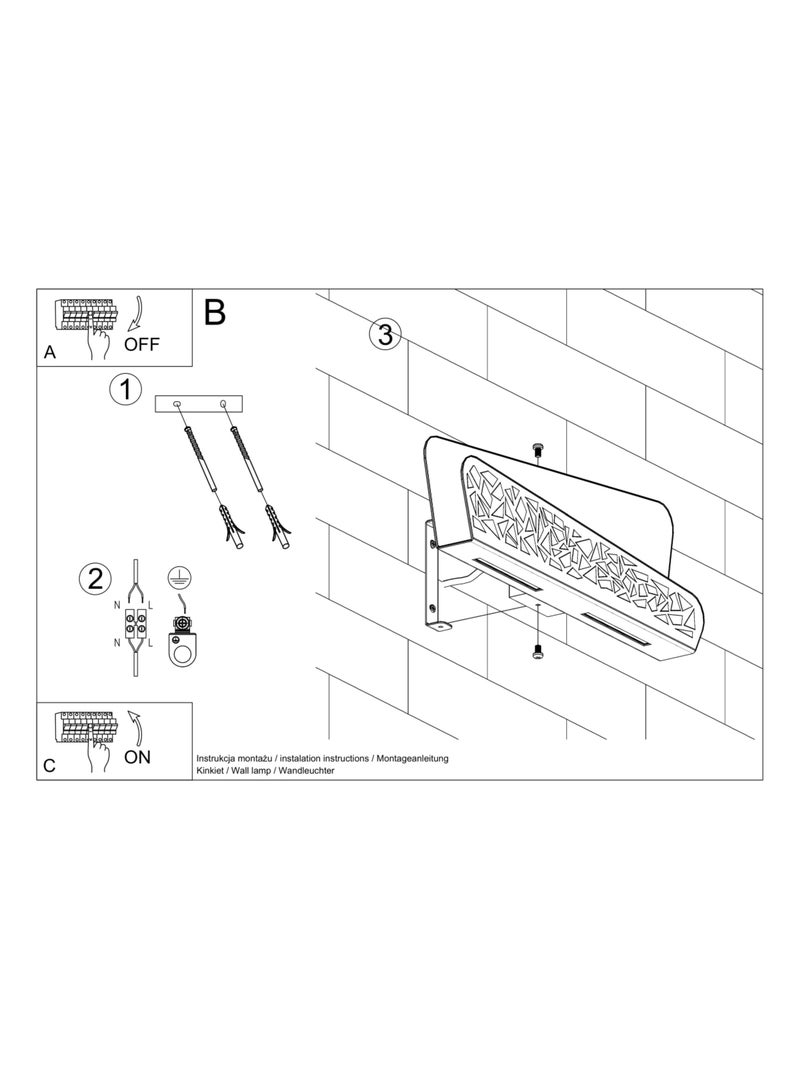 Applique Acier Blanc G9 2 Aliza Blanc - Kiabi