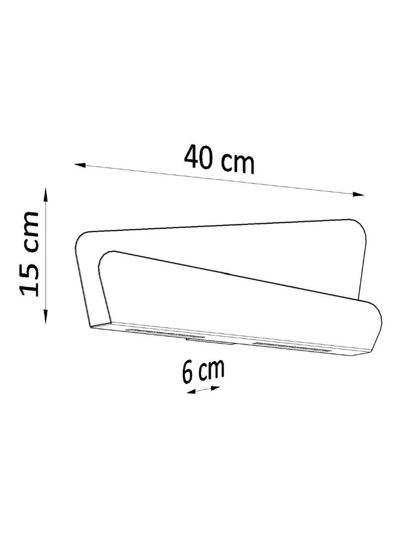 Applique Acier Blanc G9 2 Bascia Blanc - Kiabi