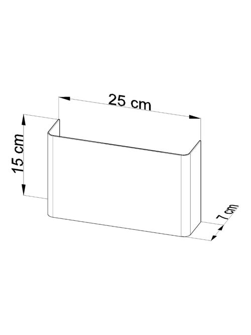 Applique Acier Blanc G9 2 Copertura - Kiabi