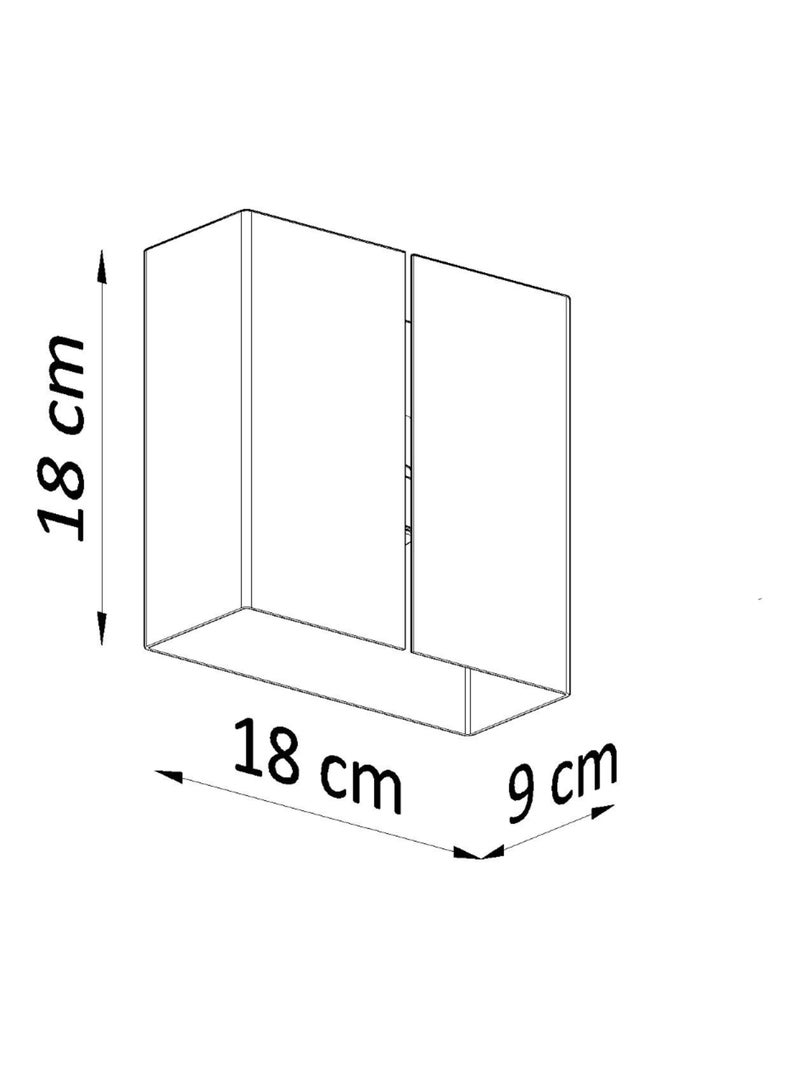 Applique Acier Blanc G9 2 Linea Blanc - Kiabi