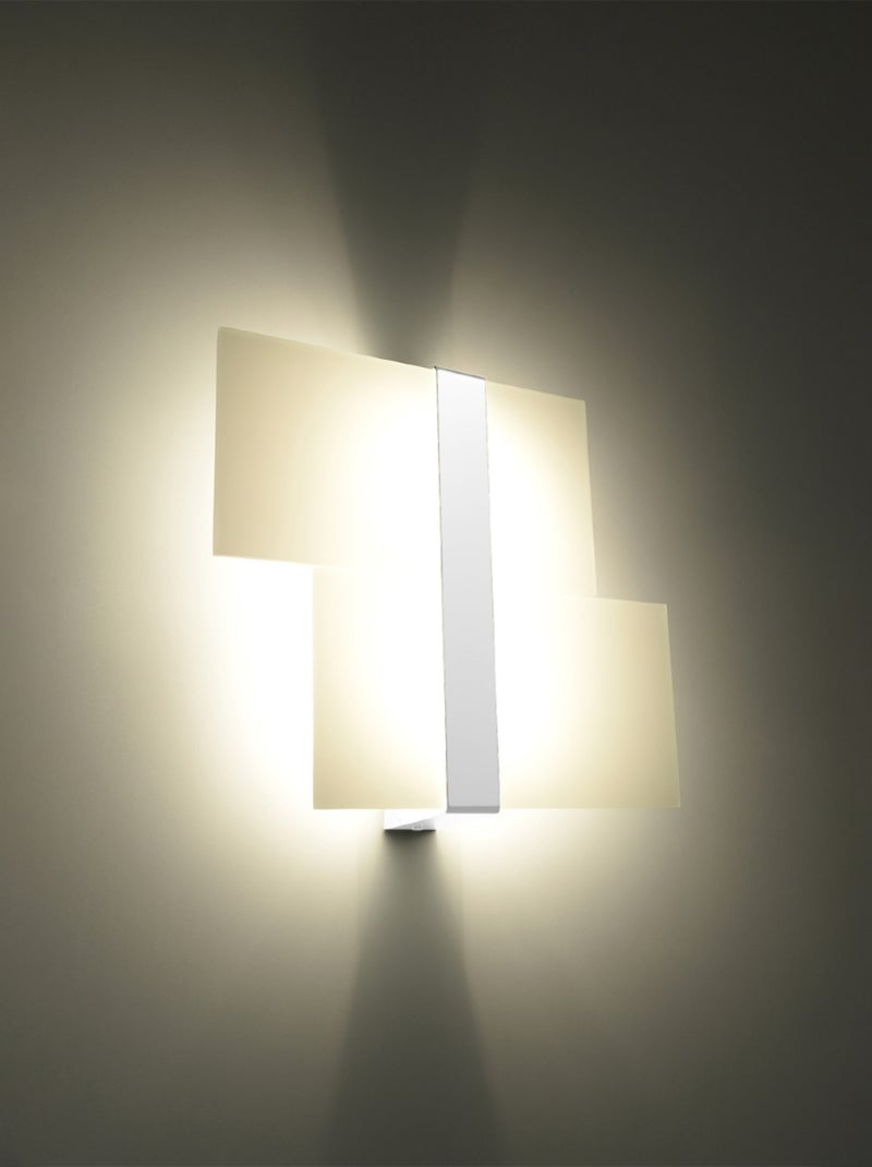 Applique Acier Blanc G9 2 Massimo Blanc - Kiabi