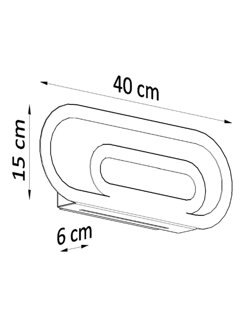 Applique Acier Blanc G9 2 Saccon Blanc - Kiabi
