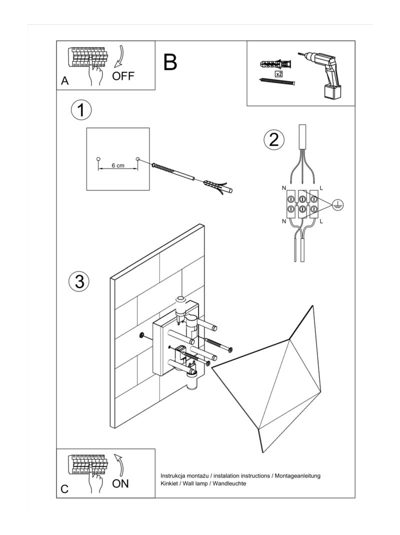 Applique Acier Blanc G9 2 Solido Blanc - Kiabi