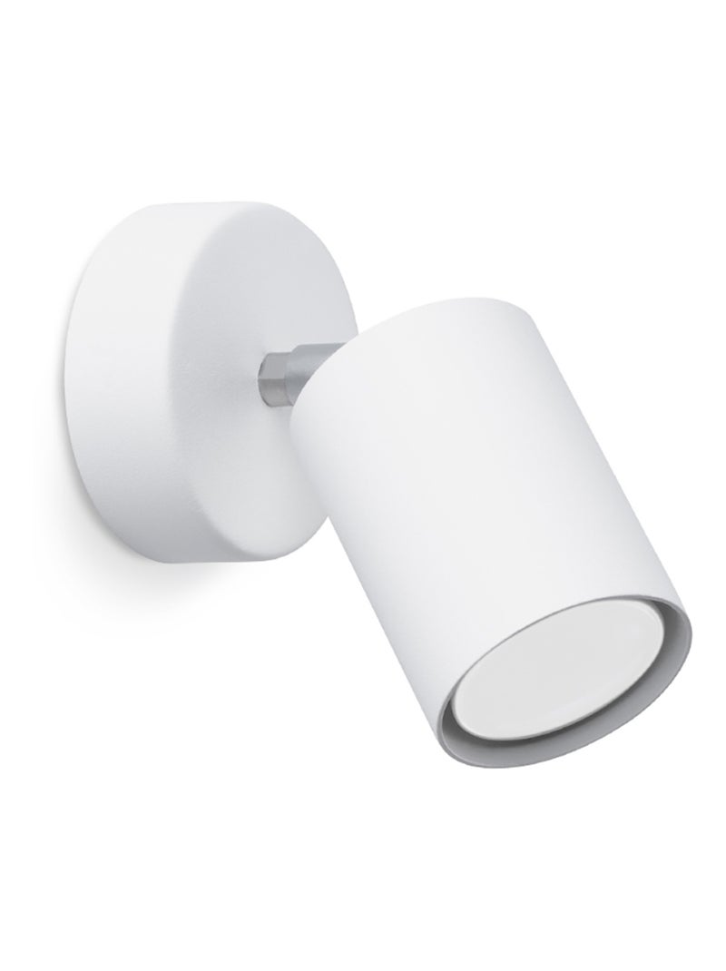 Applique Acier Blanc GU10 1 Lemmi Blanc - Kiabi