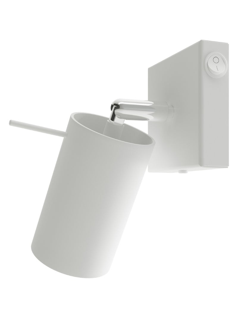 Applique Acier Blanc GU10 1 Ring switch Blanc - Kiabi
