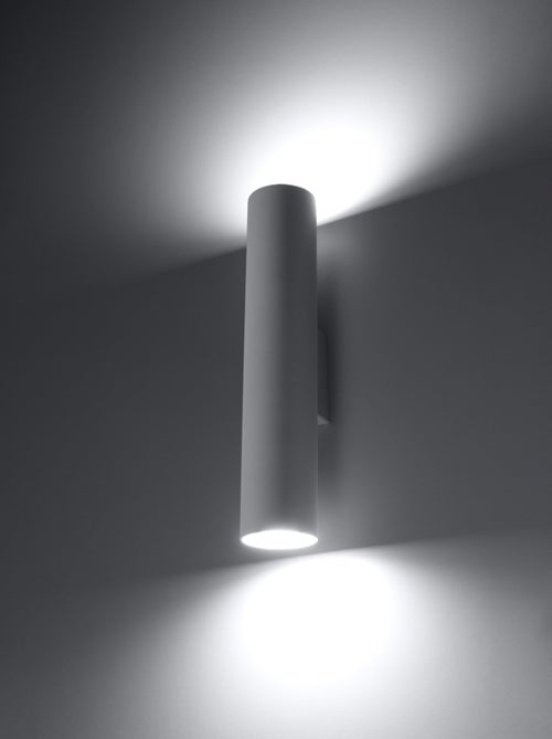 Applique Acier Blanc GU10 2 Lagos - Kiabi Applique Acier Blanc GU10 2 Lagos - Kiabi