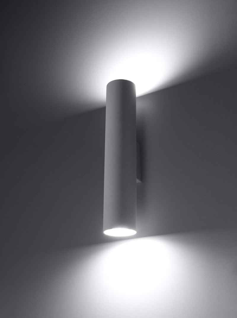 Applique Acier Blanc GU10 2 Lagos Blanc - Kiabi
