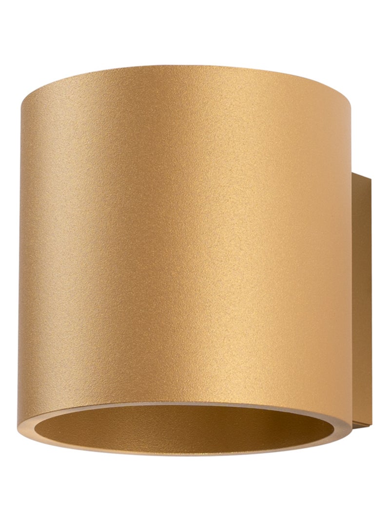 Applique Acier Doré G9 1 Orbis Jaune - Kiabi