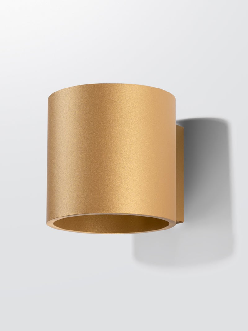 Applique Acier Doré G9 1 Orbis Jaune - Kiabi