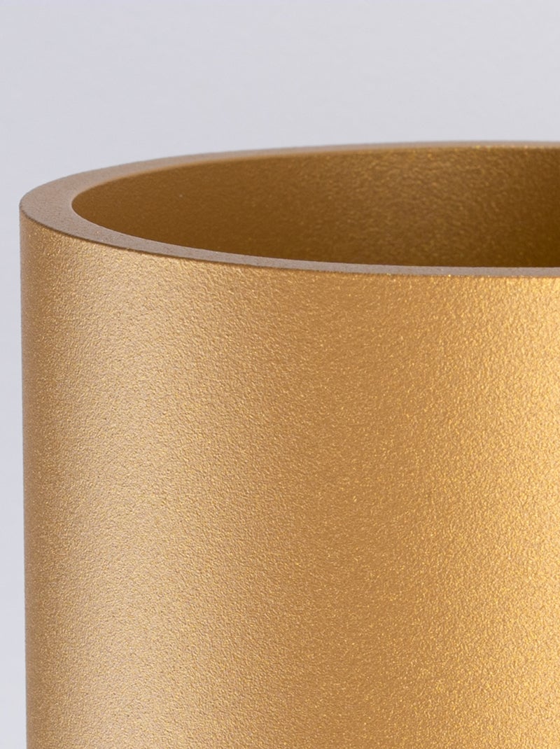 Applique Acier Doré G9 1 Orbis Jaune - Kiabi