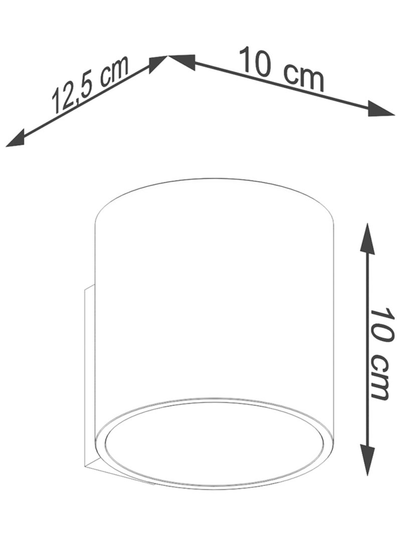 Applique Acier Doré G9 1 Orbis Jaune - Kiabi