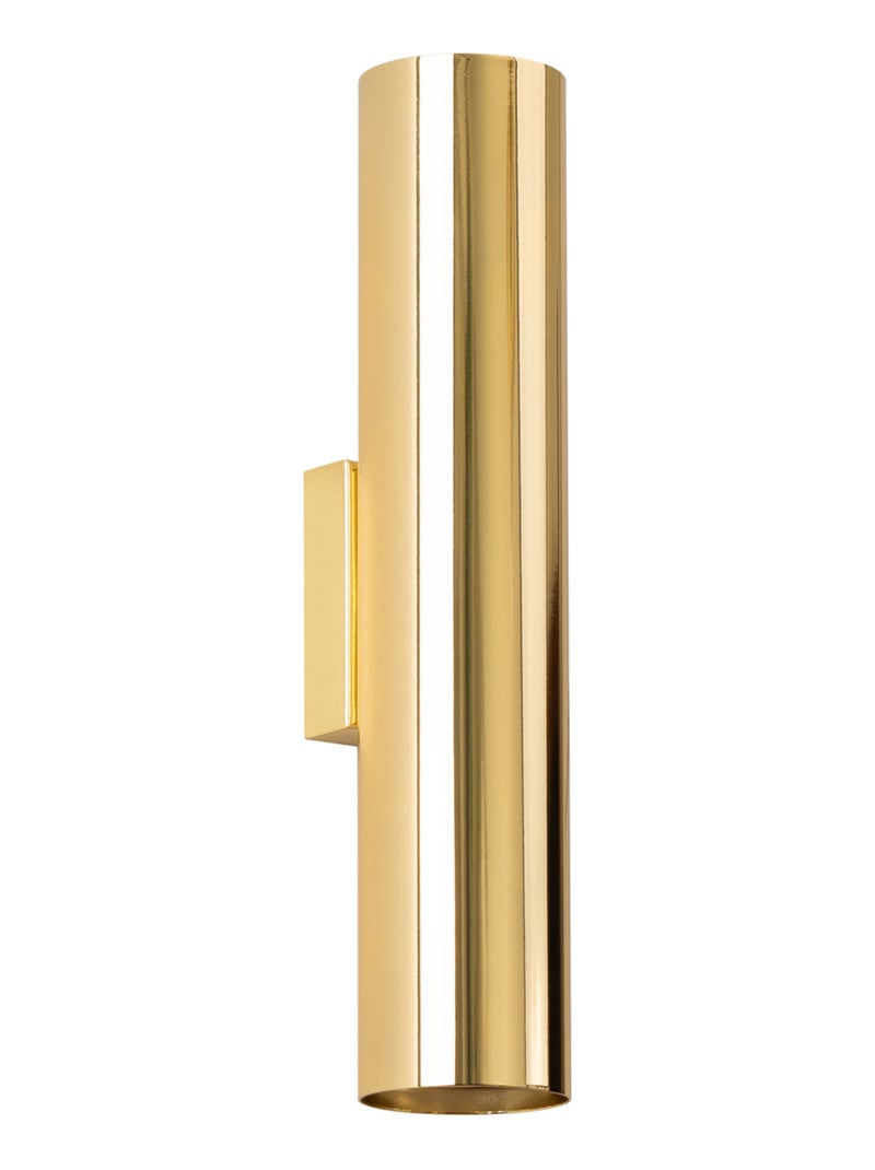 Applique Acier Éclat Doré GU10 2 Lagos Jaune - Kiabi