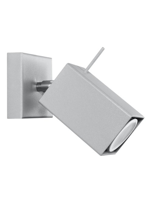 Applique Acier Gris GU10 1 Merida - Kiabi