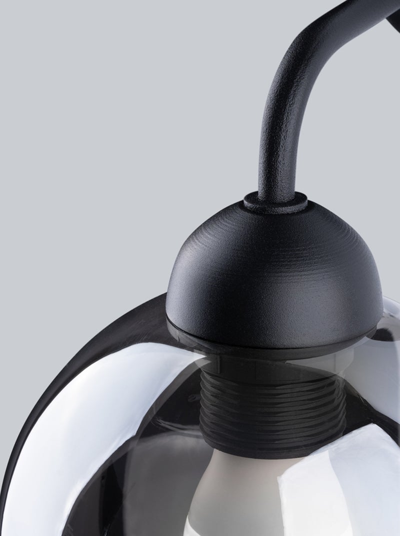 Applique Acier Noir E27 1 Alino Noir - Kiabi