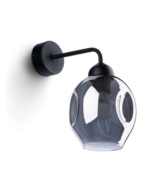 Applique Acier Noir E27 1 Fillan - Kiabi