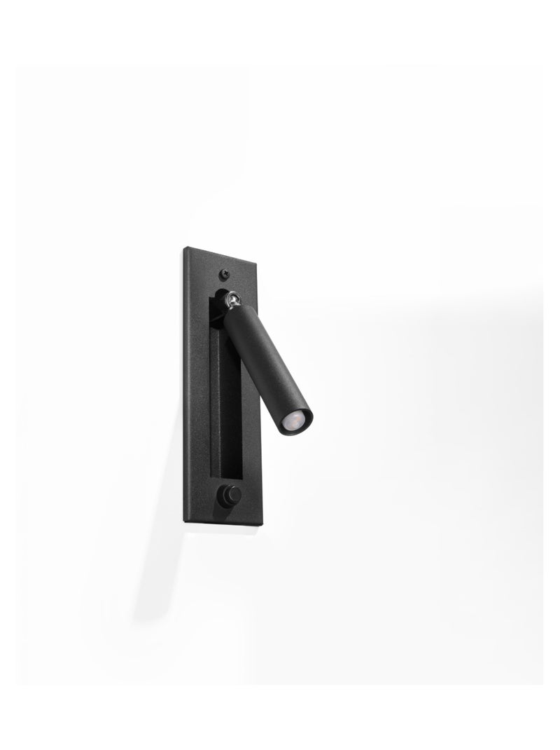 Applique Acier Noir G9 1 Enif Noir - Kiabi