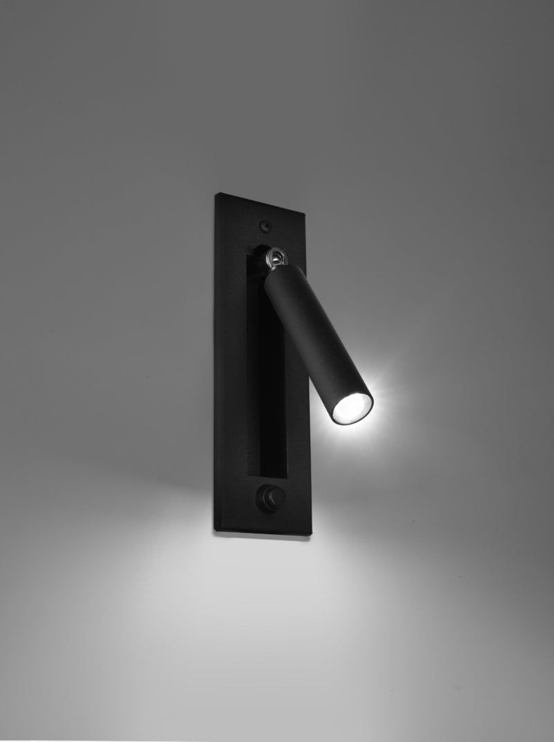 Applique Acier Noir G9 1 Enif Noir - Kiabi