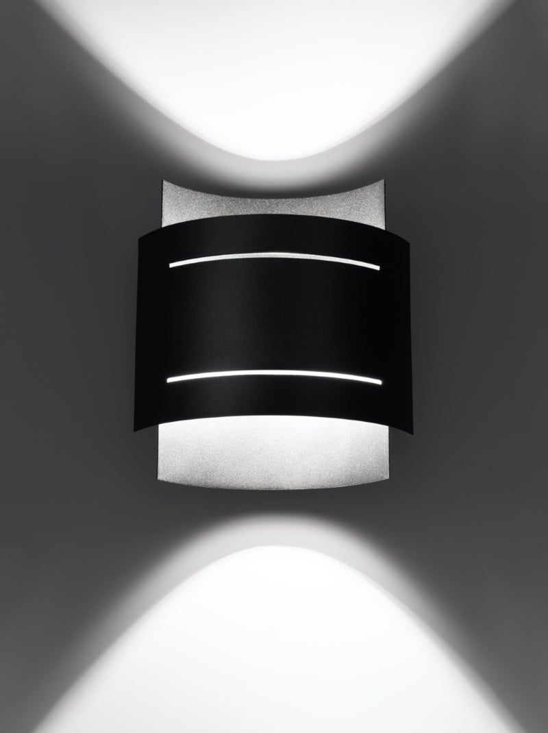 Applique Acier Noir G9 1 Hestia Noir - Kiabi