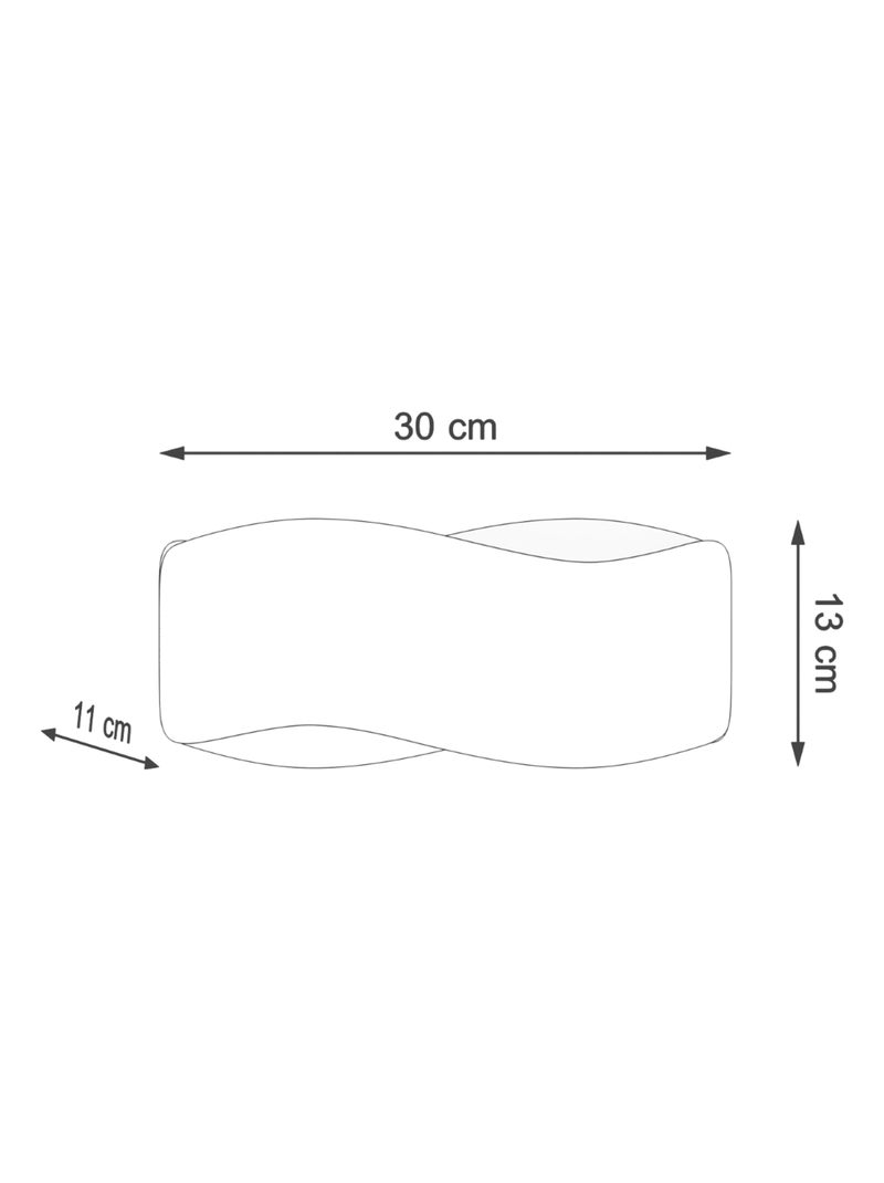 Applique Acier Noir G9 1 Tila Noir - Kiabi