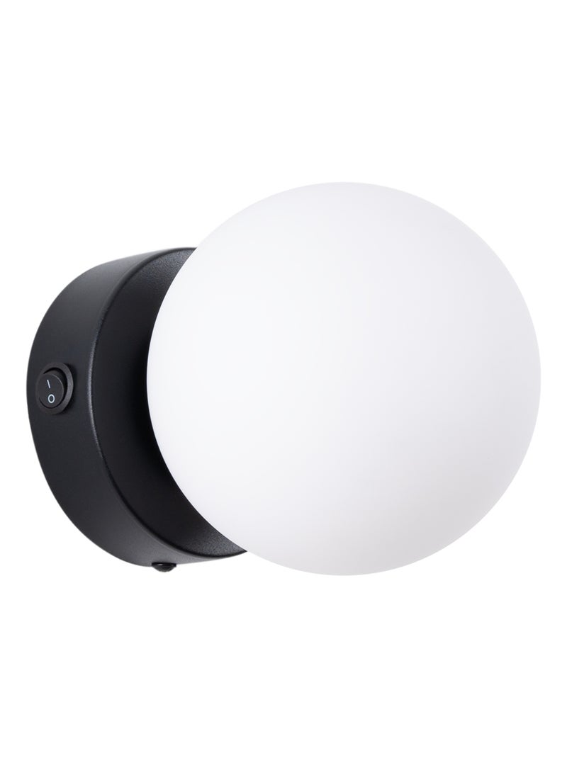 Applique Acier Noir G9 1 Yoli Noir - Kiabi