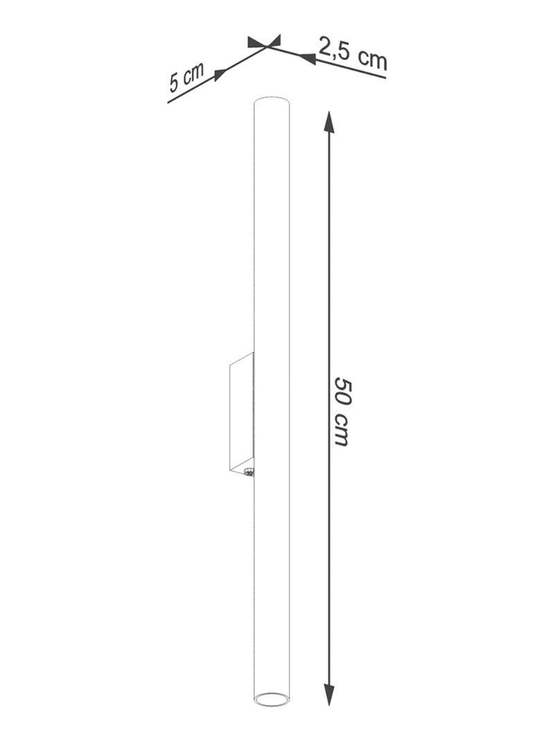 Applique Acier Noir G9 2 Pastelo Noir - Kiabi