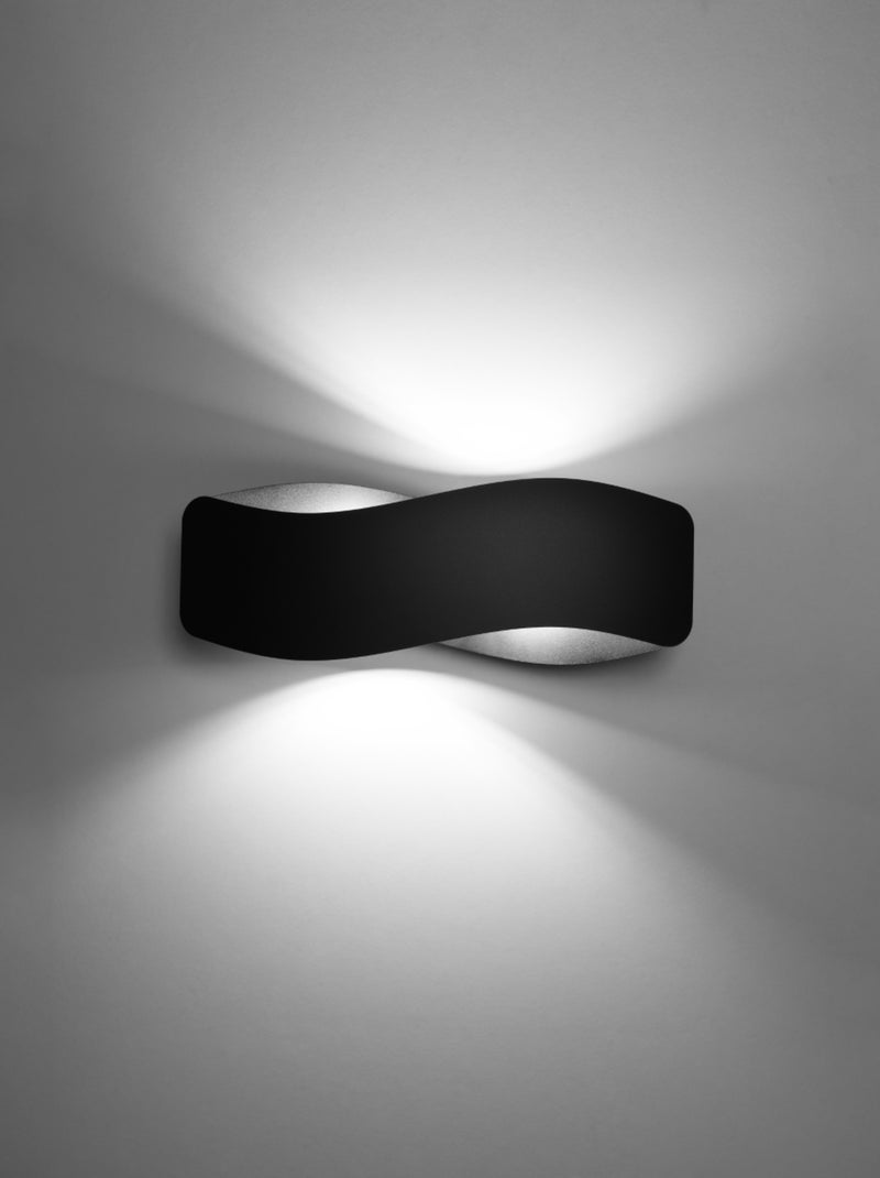 Applique Acier Noir G9 2 Tila Noir - Kiabi