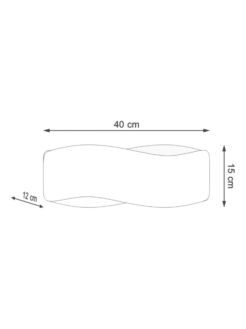 Applique Acier Noir G9 2 Tila Noir - Kiabi