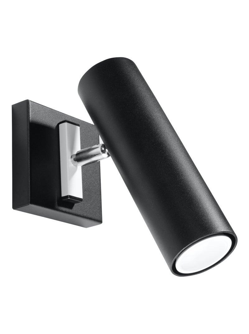 Applique Acier Noir GU10 1 Direzione Noir - Kiabi