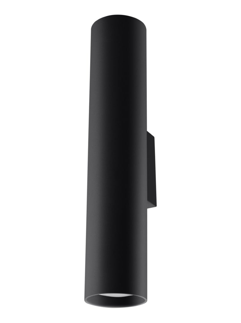 Applique Acier Noir GU10 2 Lagos Noir - Kiabi