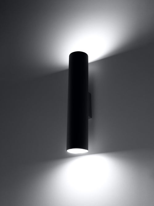 Applique Acier Noir GU10 2 Lagos - Kiabi