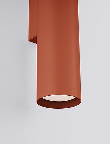 Applique Acier Ocre Rouge GU10 2 Lagos