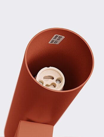 Applique Acier Ocre Rouge GU10 2 Lagos