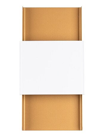 Applique Acier Or/Blanc G9 2 Durlin