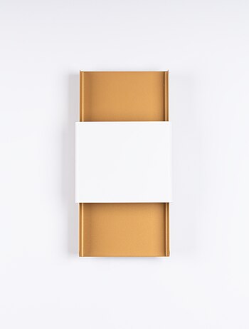 Applique Acier Or/Blanc G9 2 Durlin