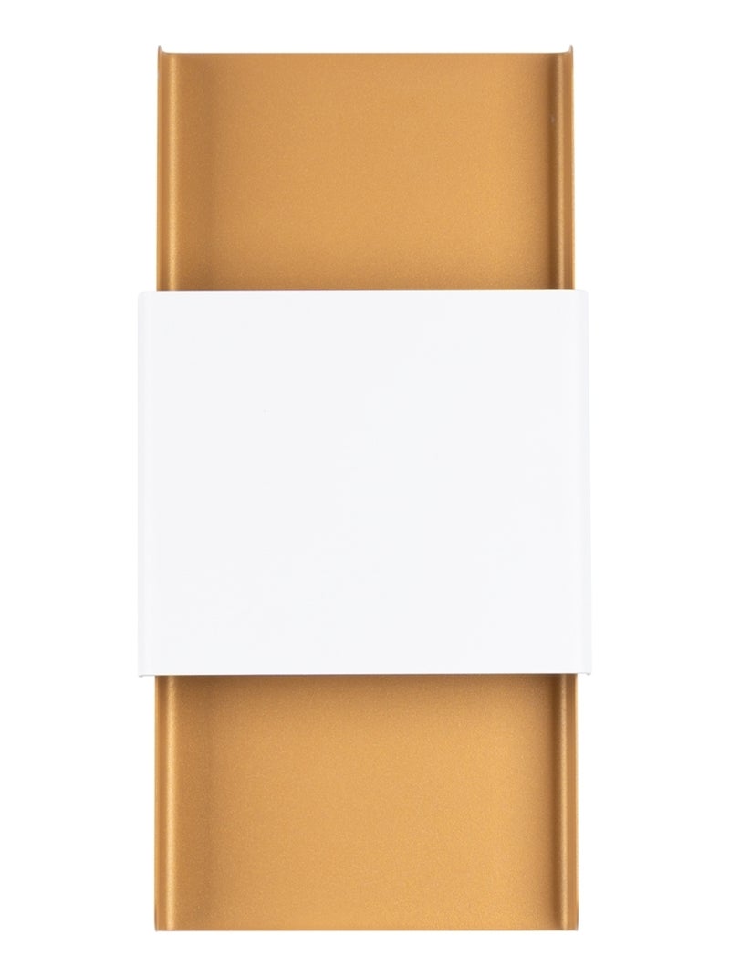 Applique Acier Or/Blanc G9 2 Durlin Jaune - Kiabi