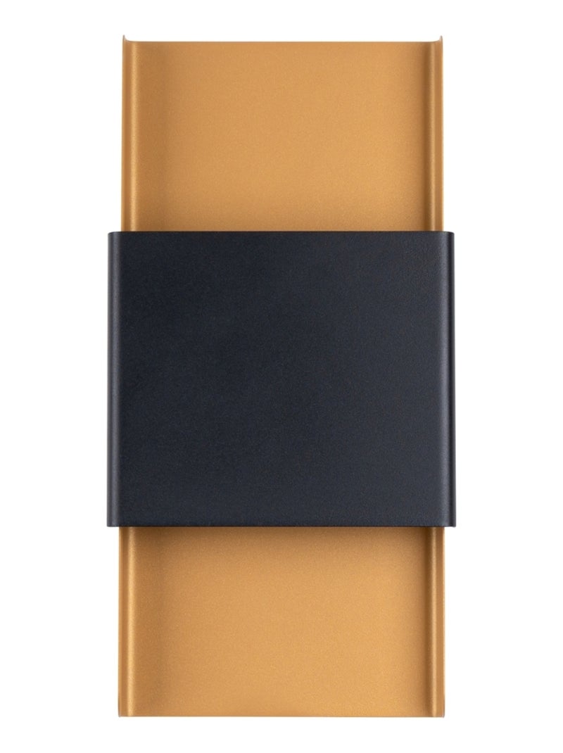 Applique Acier Or/Noir G9 2 Durlin Jaune - Kiabi
