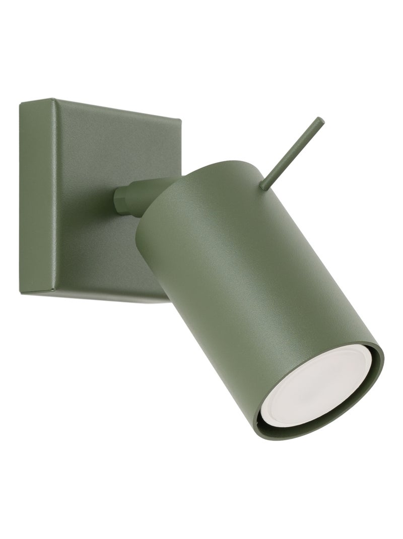 Applique Acier Vert Olive GU10 1 Ring Vert olive - Kiabi